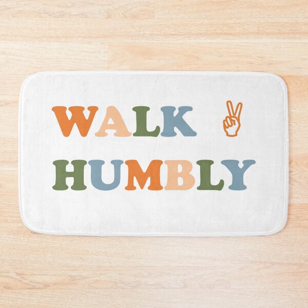 Item preview, Walk Humbly Retro Peace designed and sold by Brenander.