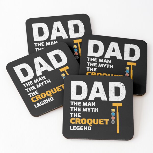 Item preview, Croquet Dad Papa Fathers day Funny designed and sold by CuteDesigns1.