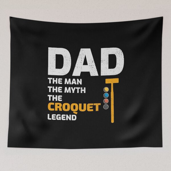 Item preview, Croquet Dad Papa Fathers day Funny designed and sold by CuteDesigns1.