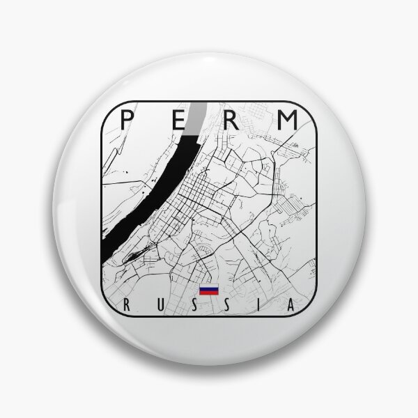 Item preview, PERM MAP RUSSIA designed and sold by hatimelhag.