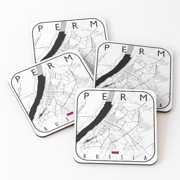 Item preview, PERM MAP RUSSIA designed and sold by hatimelhag.