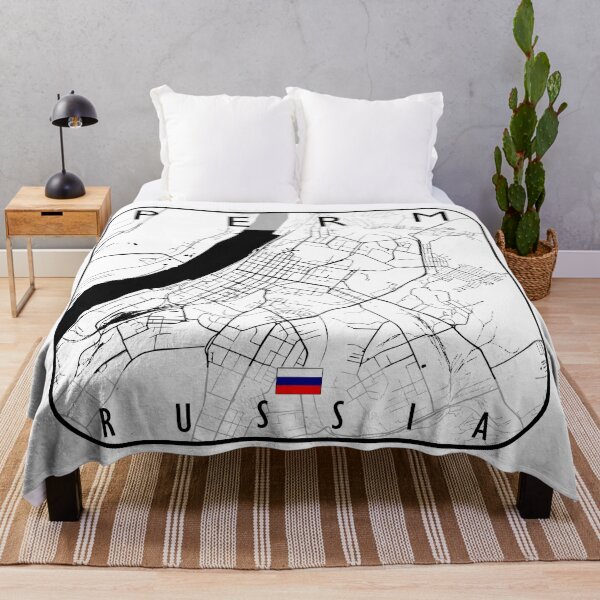 Item preview, PERM MAP RUSSIA designed and sold by hatimelhag.