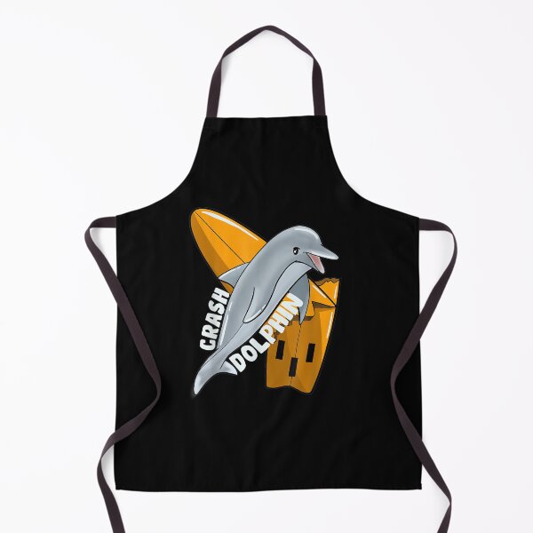 Item preview, Dolphin Crash Surfboard Surfing Gift designed and sold by nancyholly.