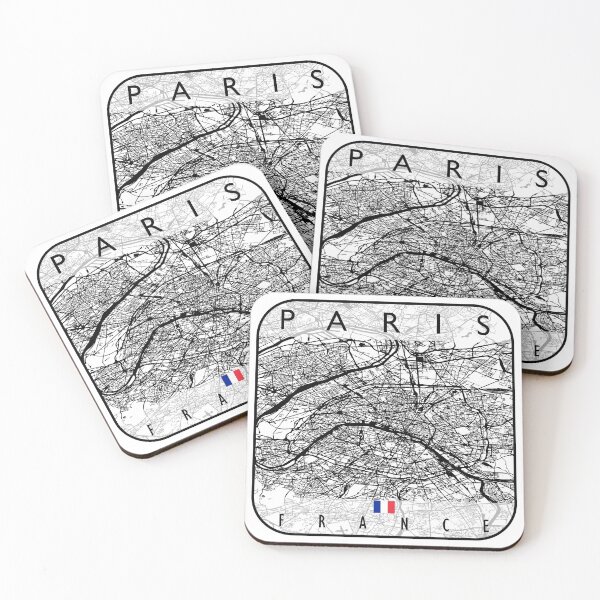 Item preview, PARIS MAP FRANCE designed and sold by hatimelhag.