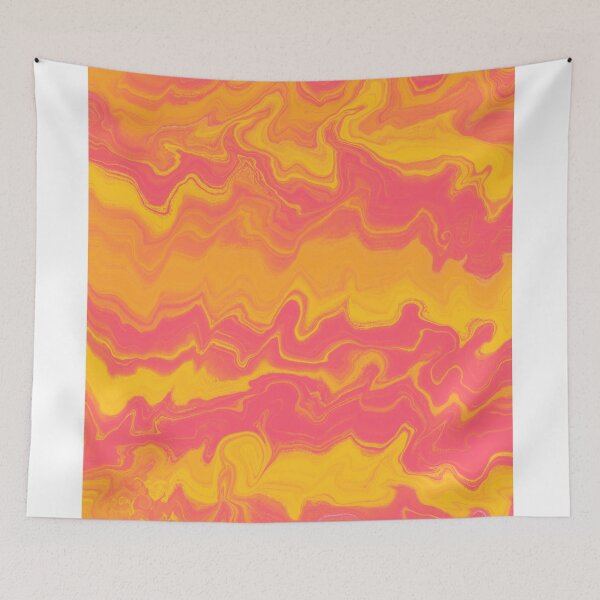 Artikelvorschau, Liquid Marble Abstract Rot und Orange Psychedelisch entworfen und verkauft von fashopera.