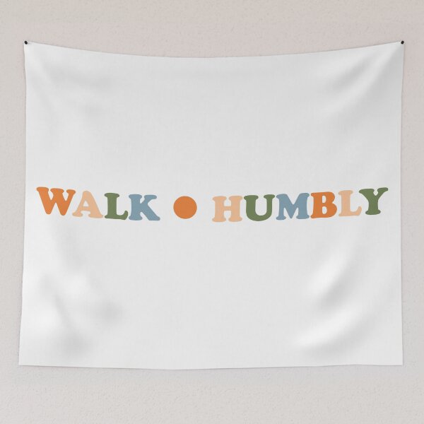 Item preview, Walk Humbly Retro Colors designed and sold by Brenander.