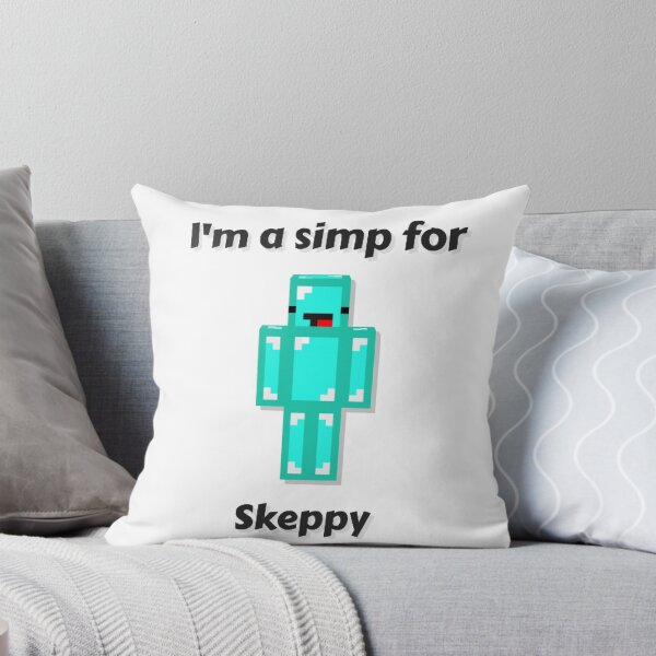 Item preview, I'm a Simp for Skeppy (White Base) designed and sold by thecorvidking.