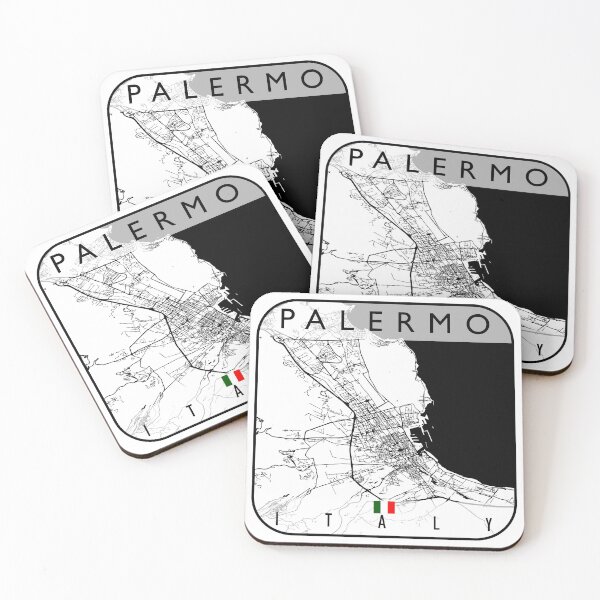 Item preview, PALERMO MAP ITALY designed and sold by hatimelhag.