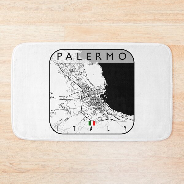 Item preview, PALERMO MAP ITALY designed and sold by hatimelhag.