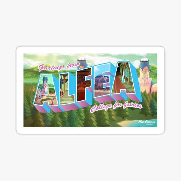 Alfea College School For Fairies | Magix Postcard Collection Sticker