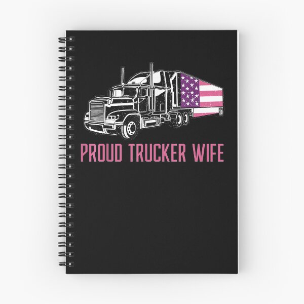 Item preview, I'm A Proud Trucker's Wife Beautiful Proud Trucker Wife designed and sold by nancyholly.