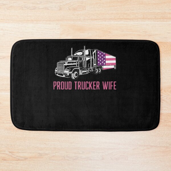 Item preview, I'm A Proud Trucker's Wife Beautiful Proud Trucker Wife designed and sold by nancyholly.