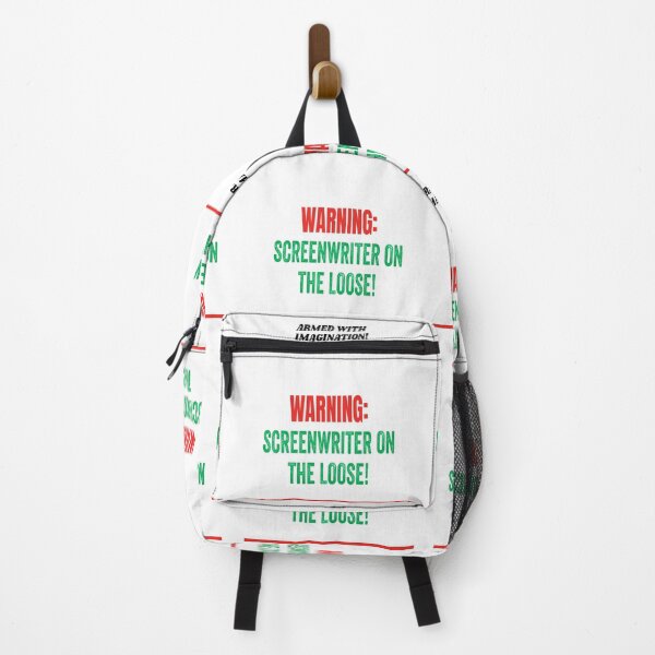 Item preview, Warning: Screenwriter on the Loose! Armed with Imagination! designed and sold by TJHstudio.