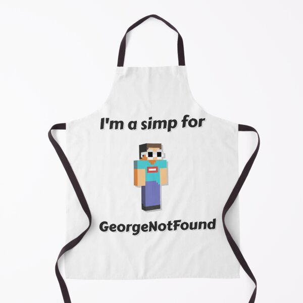 Item preview, I'm a simp for GeorgeNotFound (White Base) designed and sold by thecorvidking.