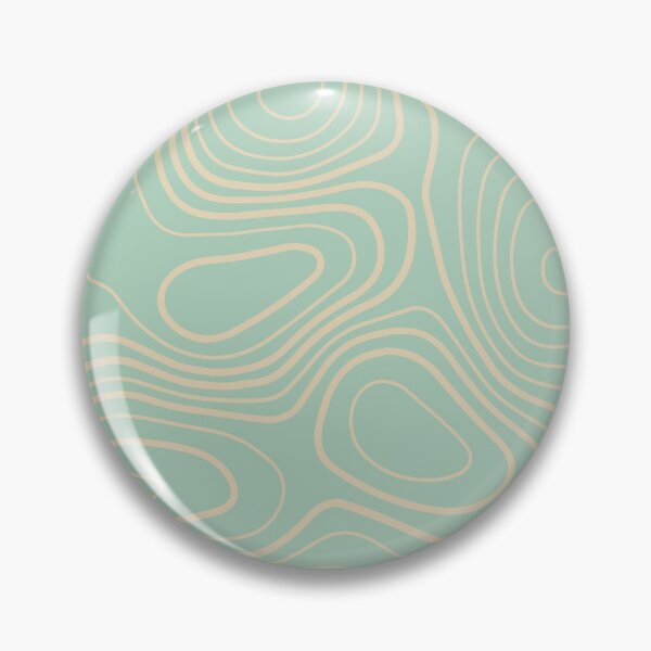 Item preview, Pastel green covered in light peach blobs  designed and sold by modern-sun.