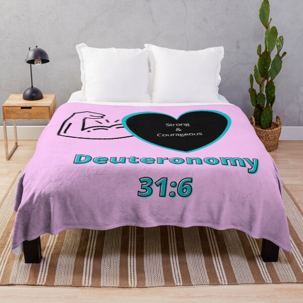 Item preview, Deuteronomy 31:6 Strong and Courageous designed and sold by GeoTeasters.