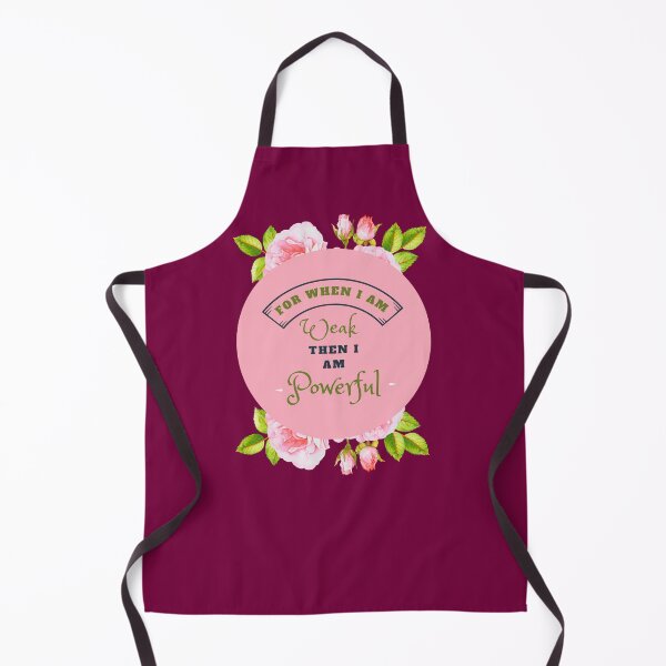 Item preview, For when I am weak then I am powerful - Encouragement Bible Verse designed and sold by fsultesart.