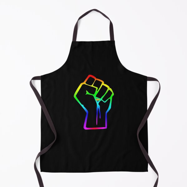 Item preview, Resistance Fist Gay Pride Rainbow Flag designed and sold by nancyholly.