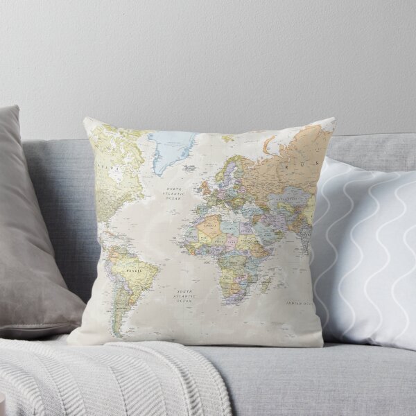 Item preview, Aesthetic Map Print  designed and sold by MyQuirkyDesigns.