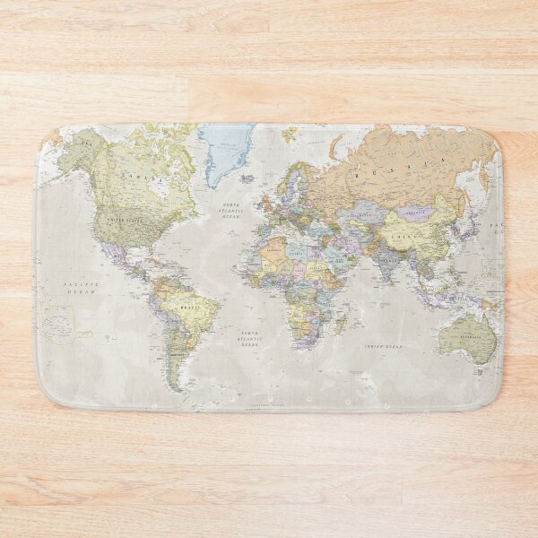 Item preview, Aesthetic Map Print  designed and sold by MyQuirkyDesigns.
