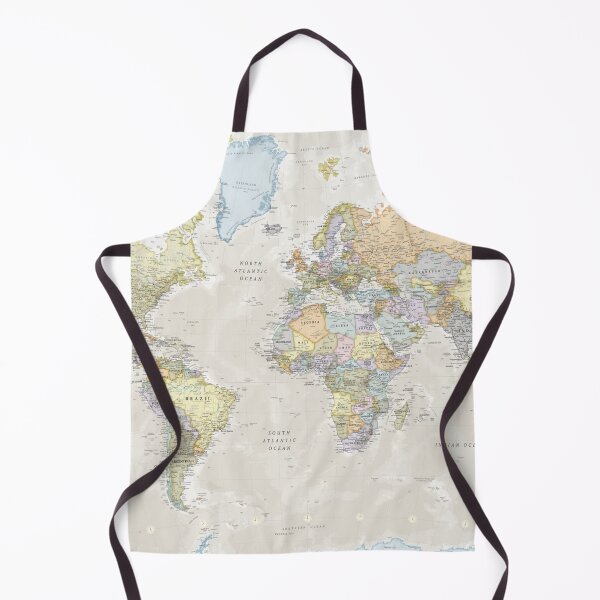 Item preview, Aesthetic Map Print  designed and sold by MyQuirkyDesigns.