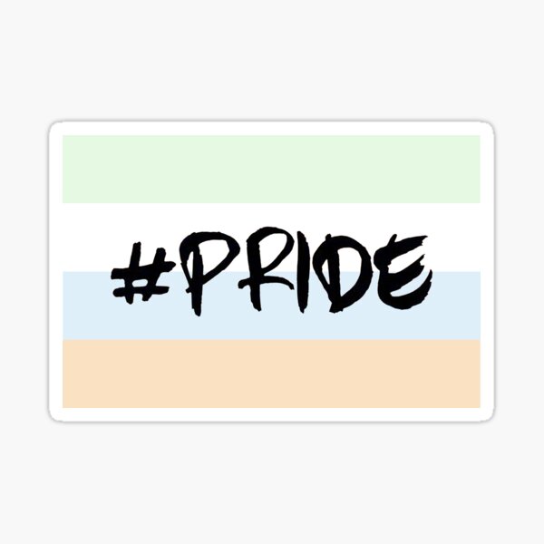 unlabeled flag Sticker
