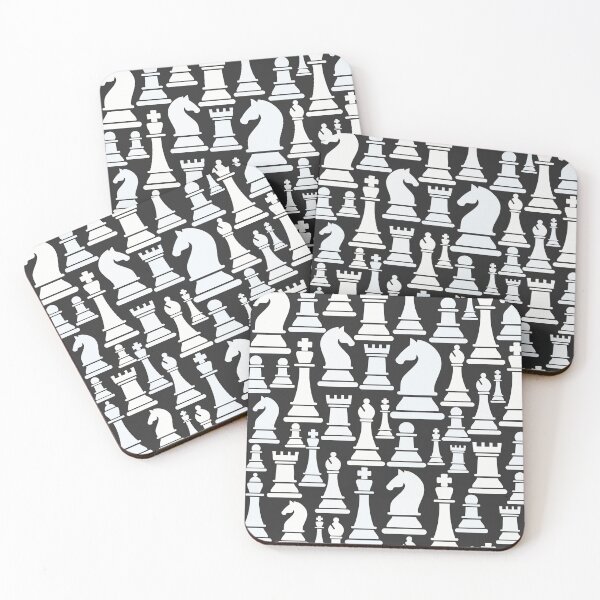 Item preview, Chess Pattern Game Pieces designed and sold by edwardecho.