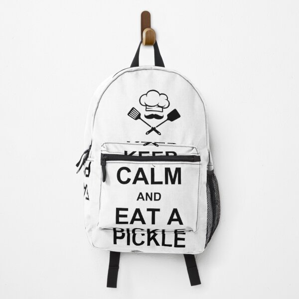 Item preview, Keep Calm And Eat A Pickle ( Black ) designed and sold by DegnWorld.