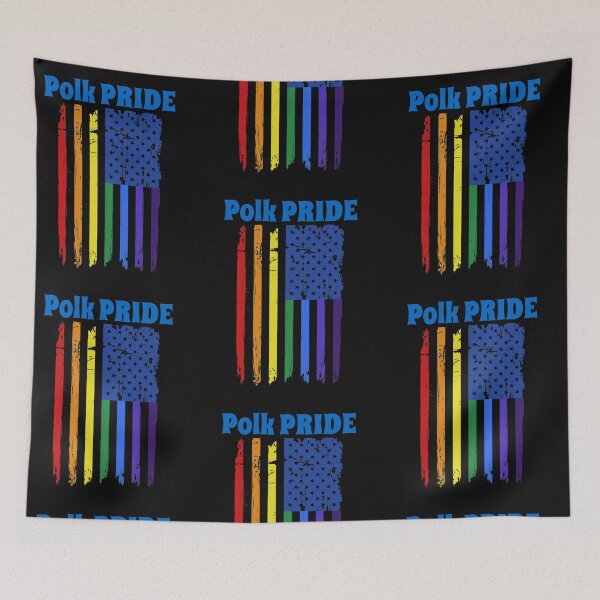 Item preview, Polk Pride, LGBTQ designed and sold by DiscGolfTees.