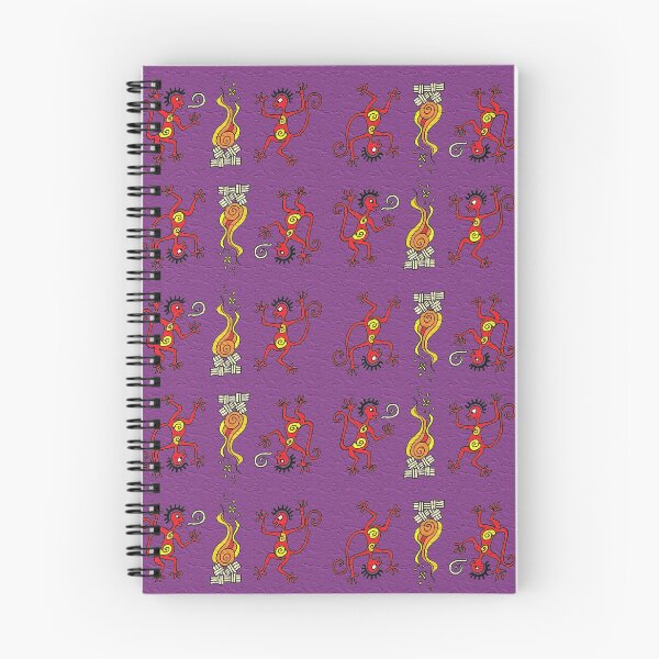 Item preview, Two monkeys (violet) Two monkeys dancing around the campfire designed and sold by Lacambalam.