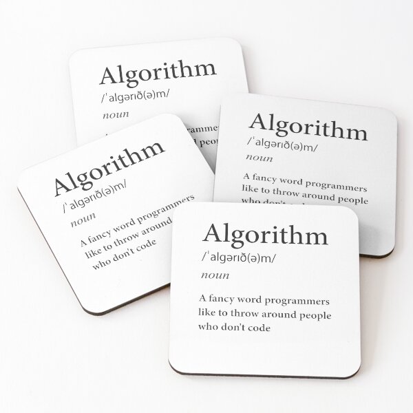 Item preview, The Definition Algorithm For Non Programmers | Funny Sarcasm  designed and sold by Hodbi.