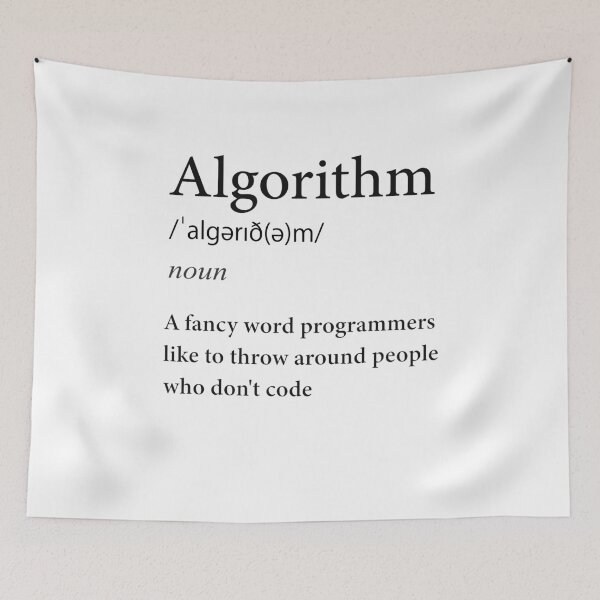 Item preview, The Definition Algorithm For Non Programmers | Funny Sarcasm  designed and sold by Hodbi.