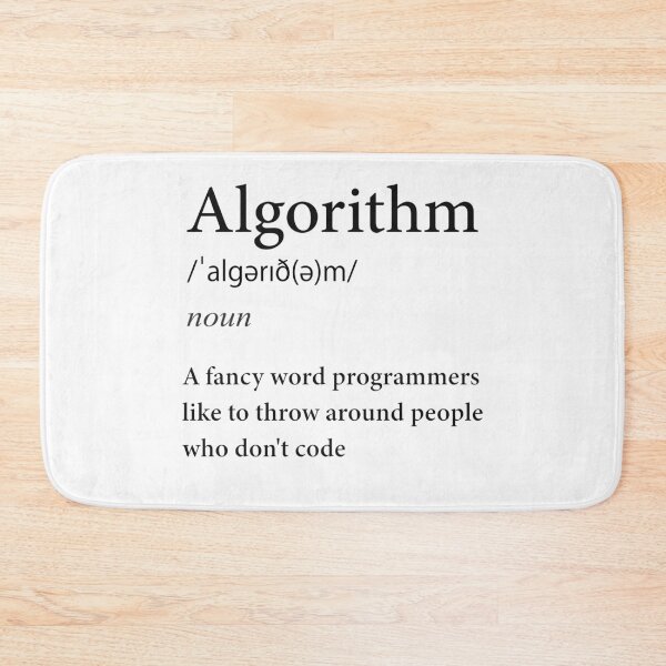 Item preview, The Definition Algorithm For Non Programmers | Funny Sarcasm  designed and sold by Hodbi.