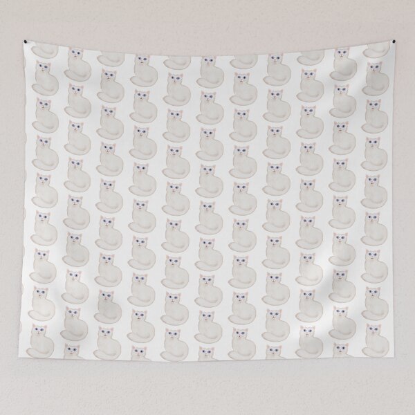 Item preview, Posh White Cat designed and sold by OutofFocusShop.