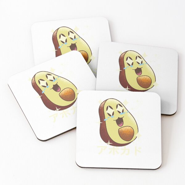 Item preview, Avocado crazy happy kawaii designed and sold by TRIBExSPACE.