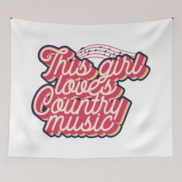 Item preview, This girl loves country music designed and sold by 4iman.