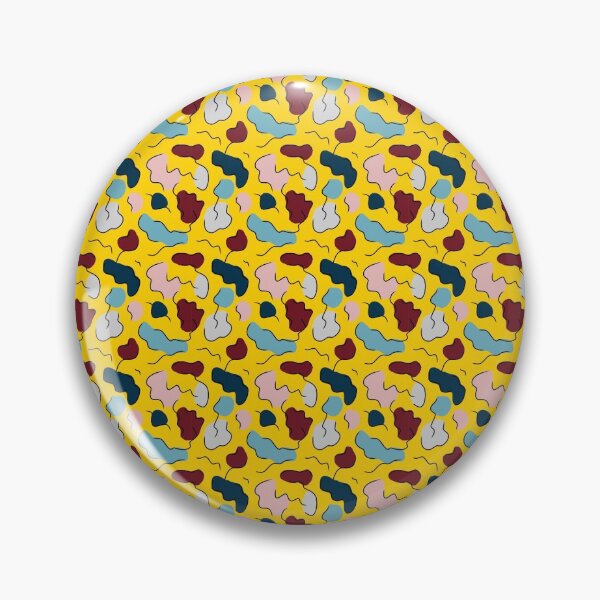 Item preview, Abstract Brain Folds - Color on Yellow designed and sold by Hodgepodge Bricolage.