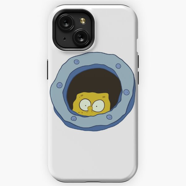 Coque iPhone 12 bob l'éponge visage sourire blasé spongebob colère fun  funny lol dessin transparente