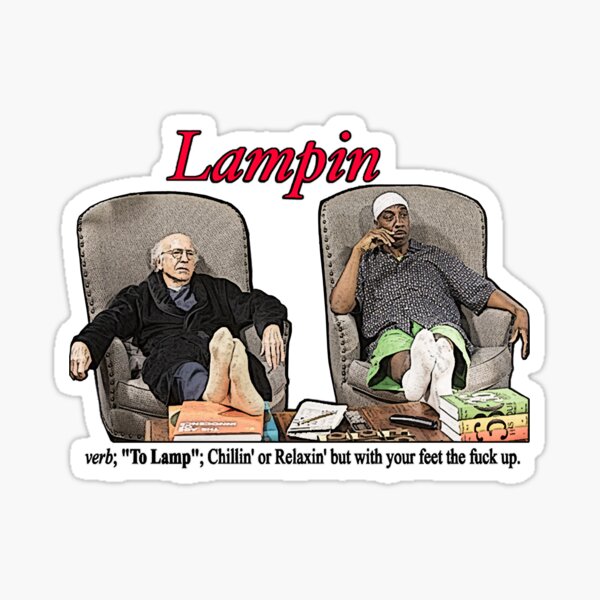 Lampin - Curb Your Enthusiasm Sticker