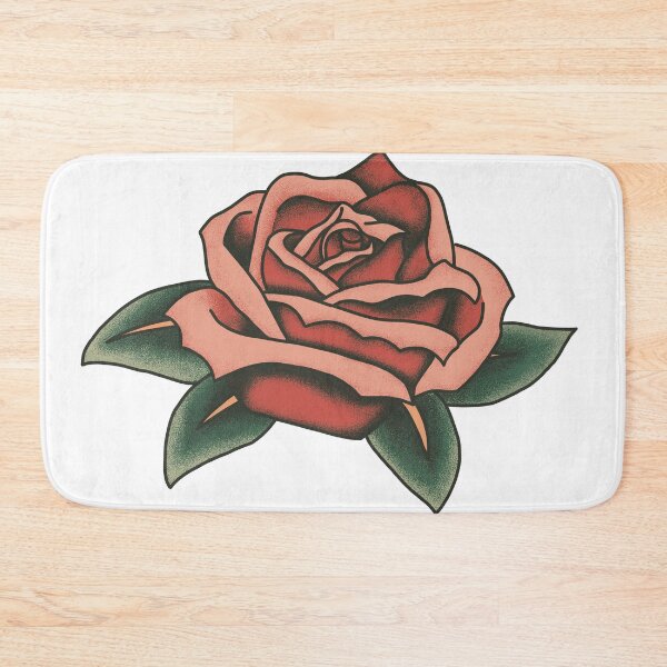 Item preview, Traditional Rose Tattoo designed and sold by Julianna DiMeola.