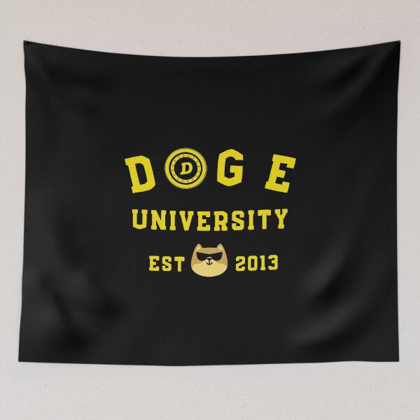 Item preview, Doge University Shiba Sunglasses Dogecoin Cryptocurrency Crypto Gift designed and sold by DKA-2ndBoy.