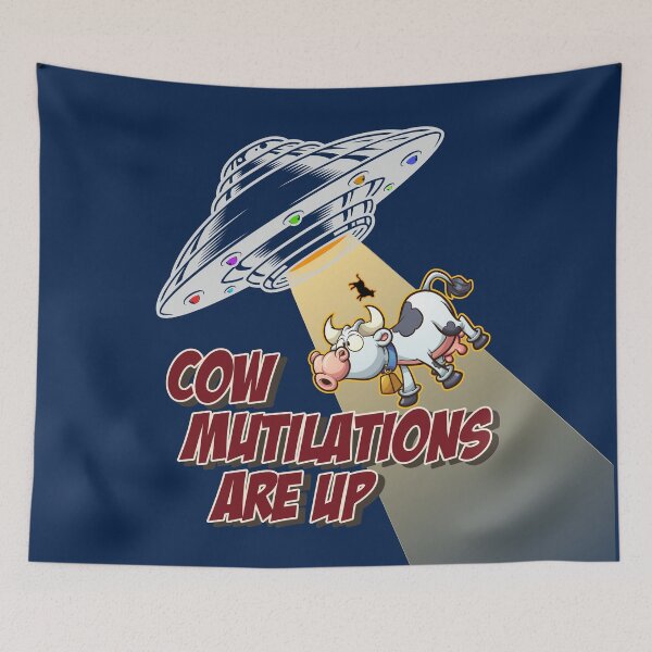 Item preview, Cow Mutilations Are Up designed and sold by HappySchnapper.