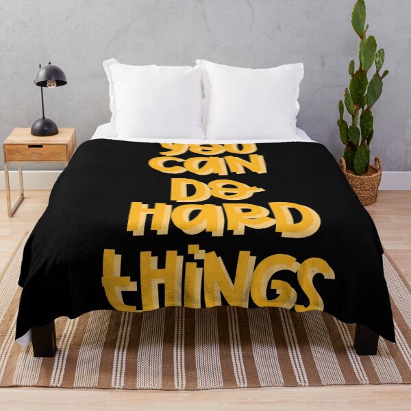 Item preview, You Can Do Hard Things (Orange) designed and sold by GrellenDraws.