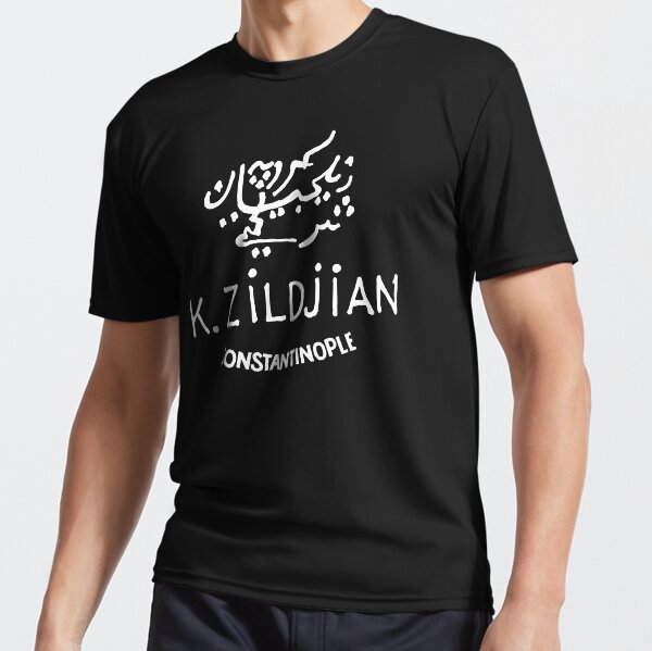 ZILDJIAN K LOGO CYMBAL DRUM Grey T-Shirt Men's Tshirt S to 3XL 