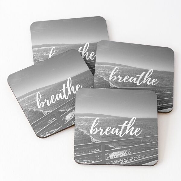 Item preview, breathe - Black and White Pacific Ocean Pier designed and sold by RebekahLanden.