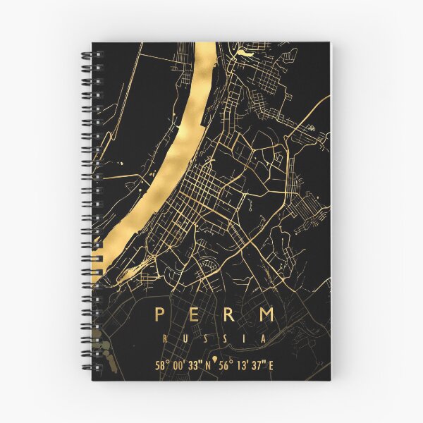 Item preview, PERM MAP RUSSIA designed and sold by hatimelhag.