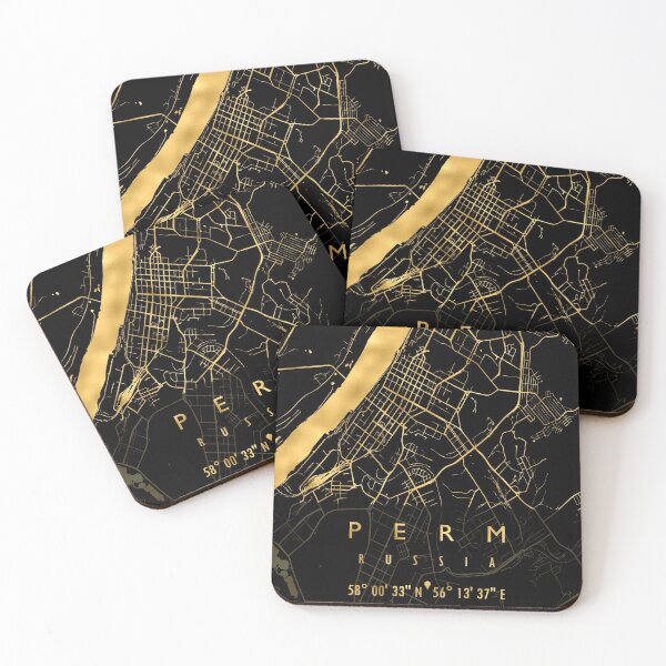 Item preview, PERM MAP RUSSIA designed and sold by hatimelhag.
