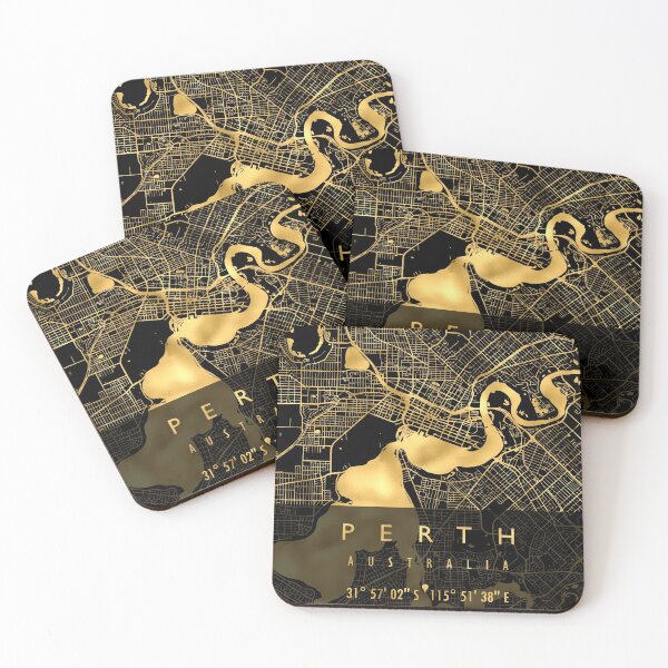 Item preview, PERTH MAP AUSTRALIA designed and sold by hatimelhag.