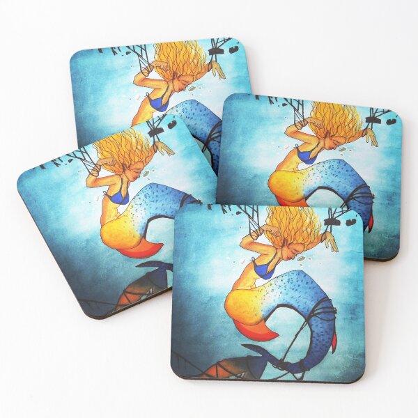 Item preview, Lassoed Mermaid designed and sold by LataArtStudio.