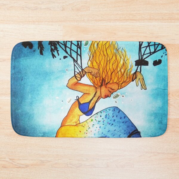 Item preview, Lassoed Mermaid designed and sold by LataArtStudio.